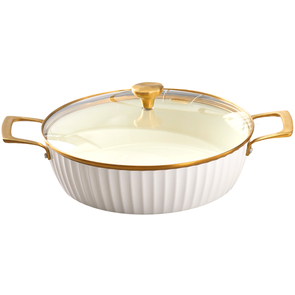 Venice Buffet Chafer Dish, 4 qt, white