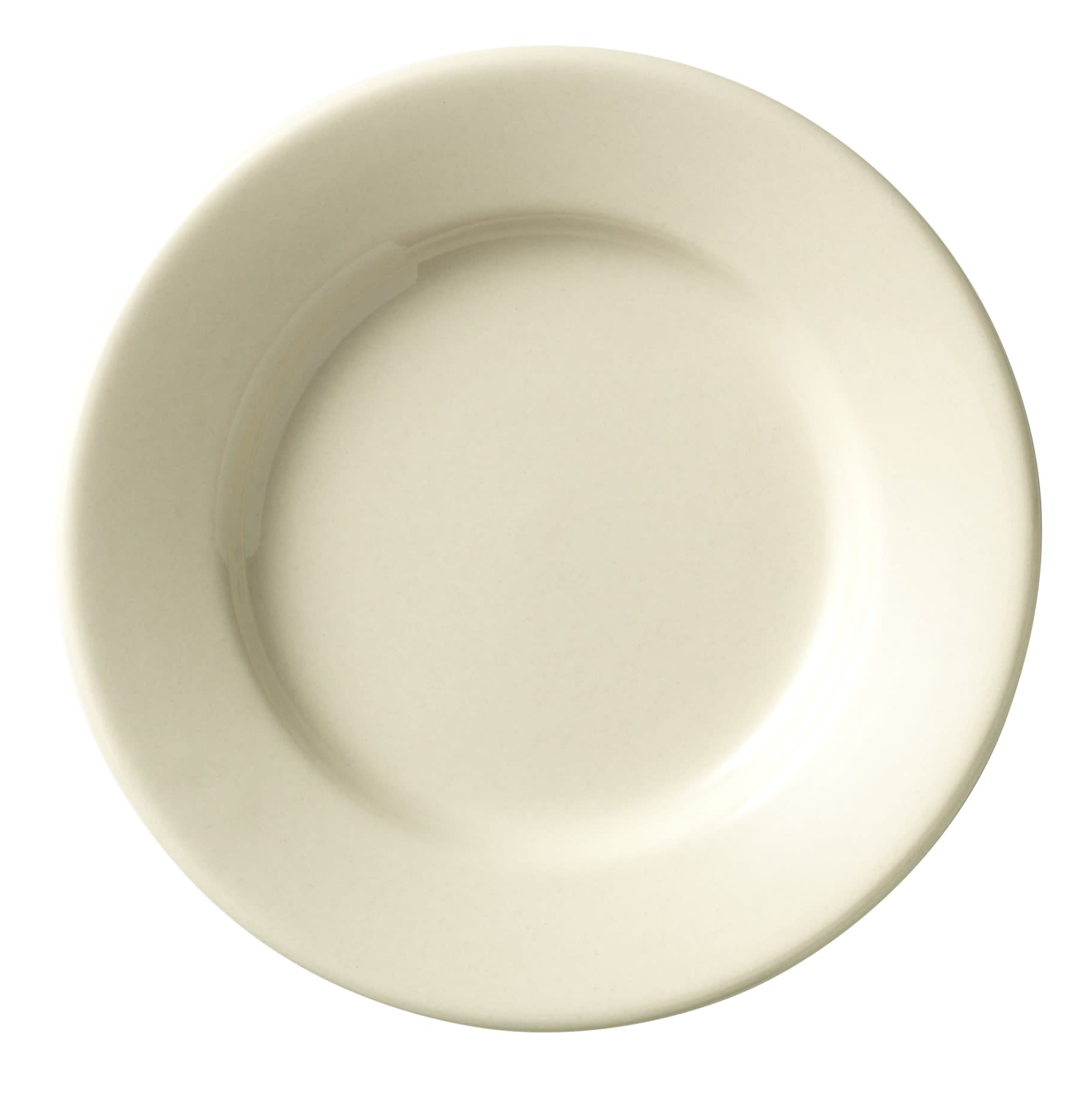 Porcelana 5.5" Rolled Edge Plate, Cream White