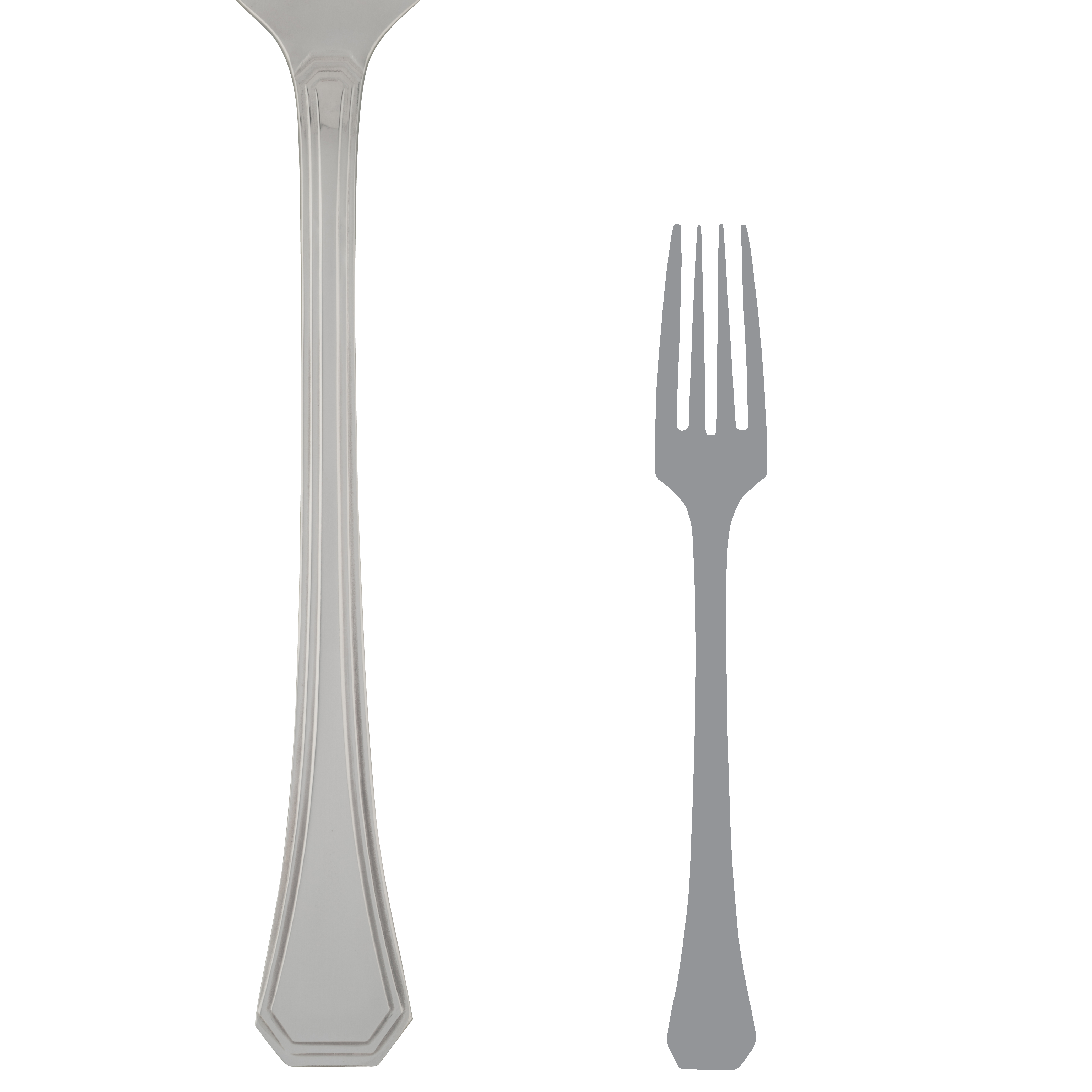 Dinner Fork L 7.75" Deluxe