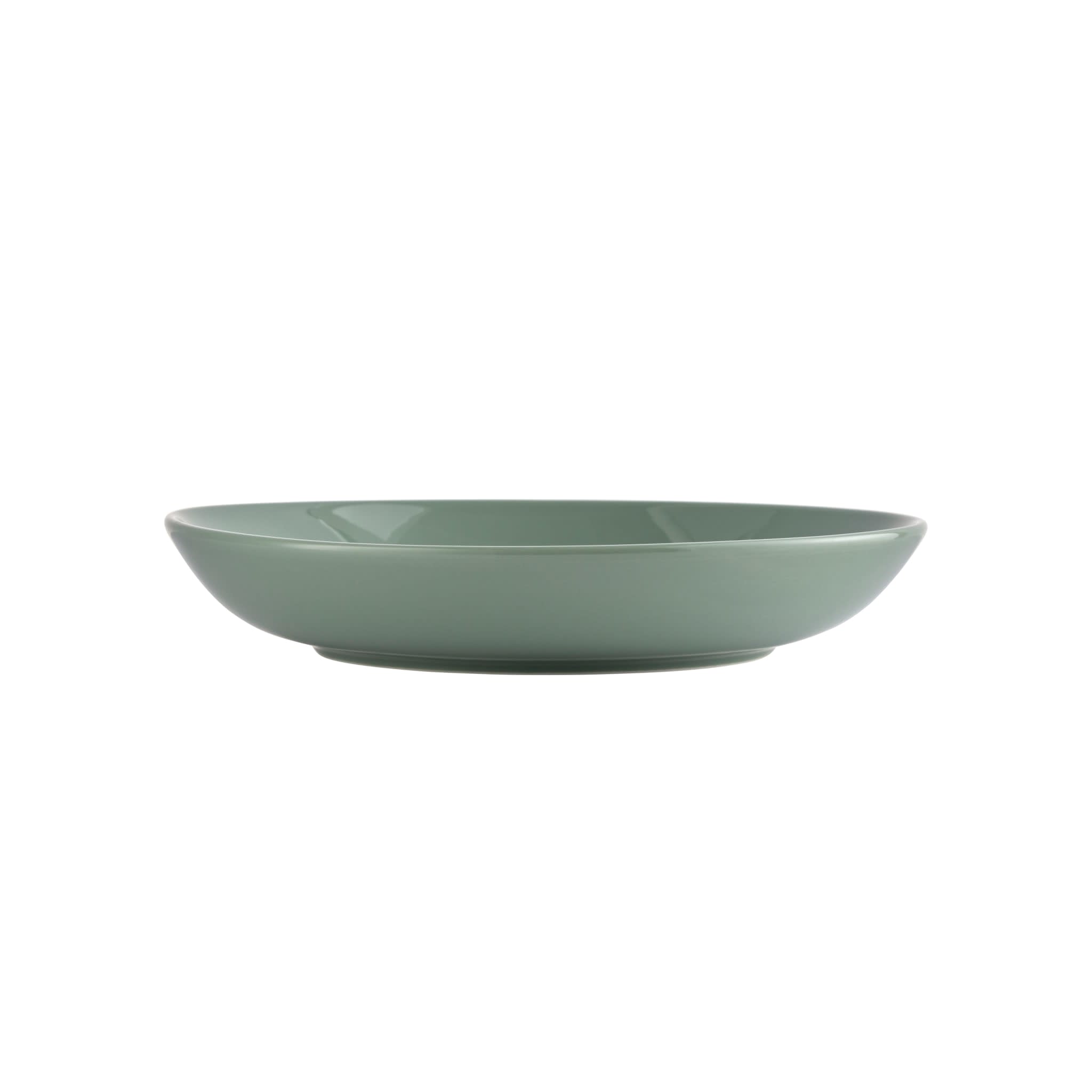 Porcelana 30 oz. Low Bowl, Moss
