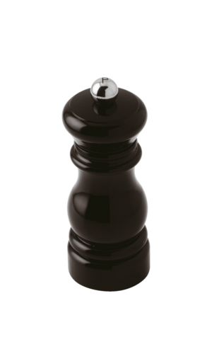 Arthur Krupp 4-1/2" Black Pepper Mill
