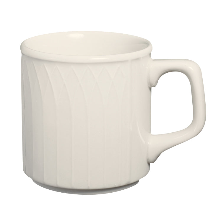 Stack Mug 3.125" Dia. (8.0 Oz) Gothic Blanc