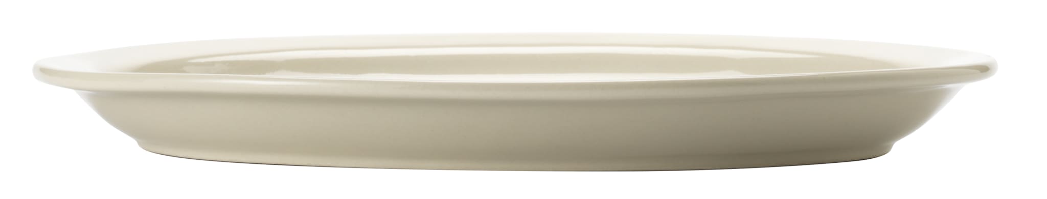 Porcelana 13.25" x 11" Oval Platter, Cream White
