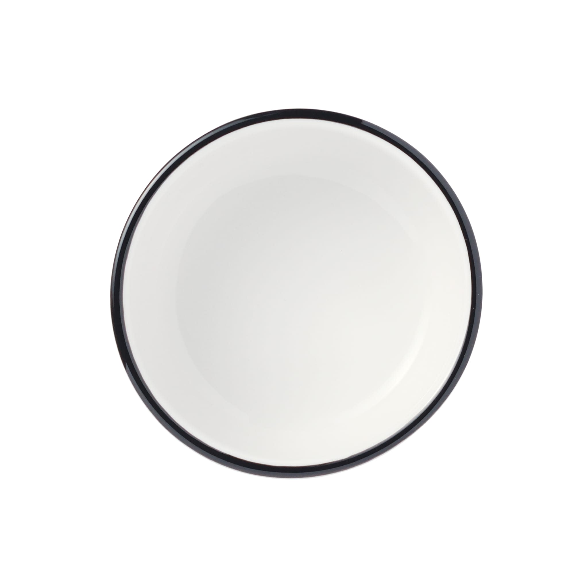 Porcelana Linea 4.5" Bowl, Black