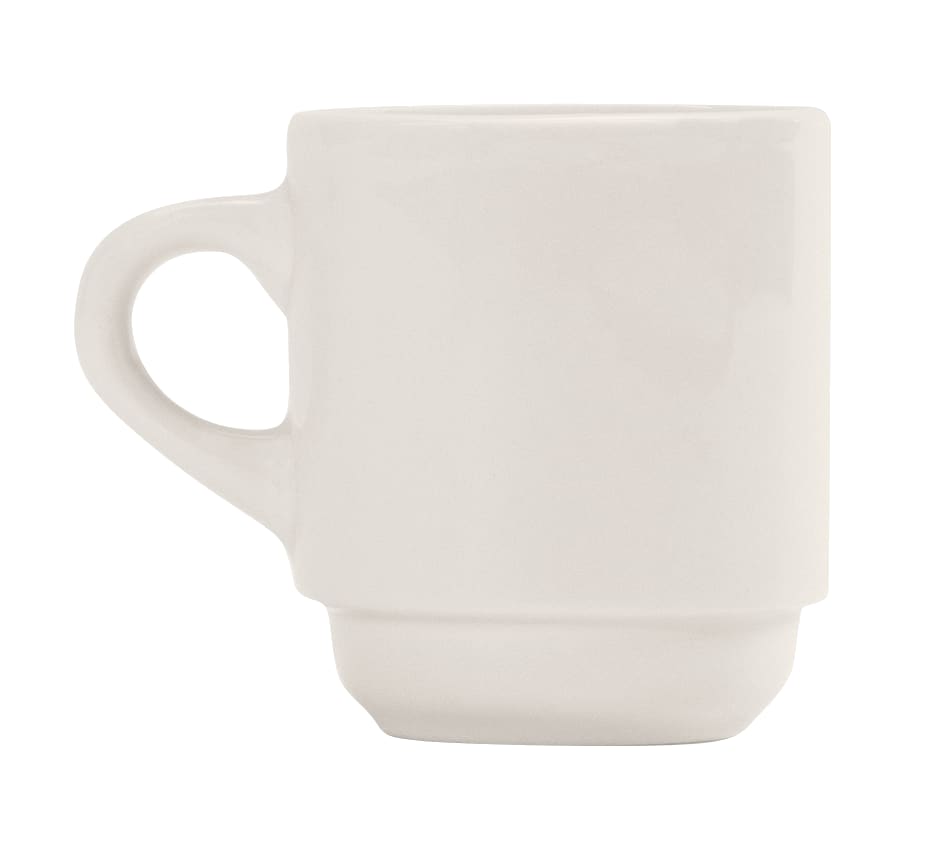 Porcelana 3-1/2 oz. Espresso Cup, Bright White