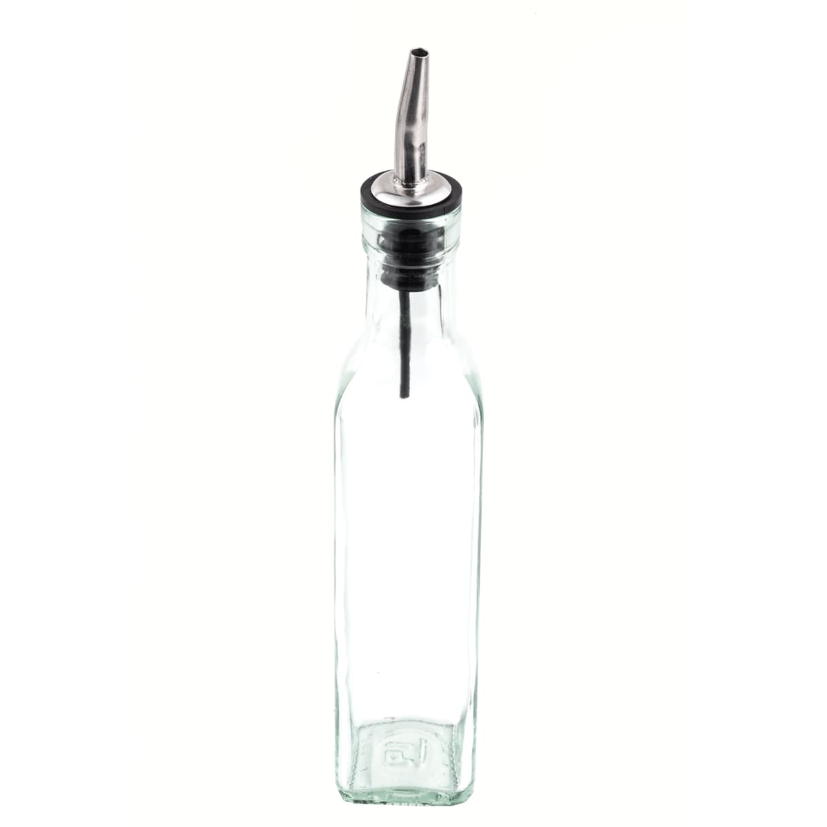 Prima™ Olive Oil Bottle, 8-1/2 oz., square, green tinted glass