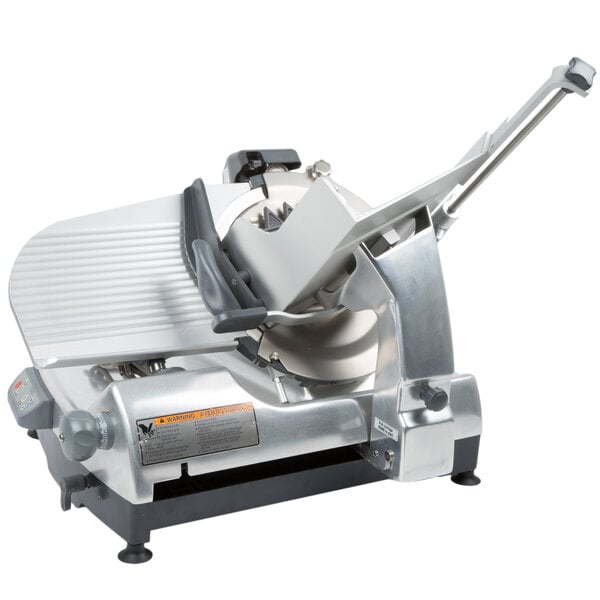 13" Heavy Duty Automatic Meat Slicer with Removable Knife - 1/2 hp - 120V/5.6A