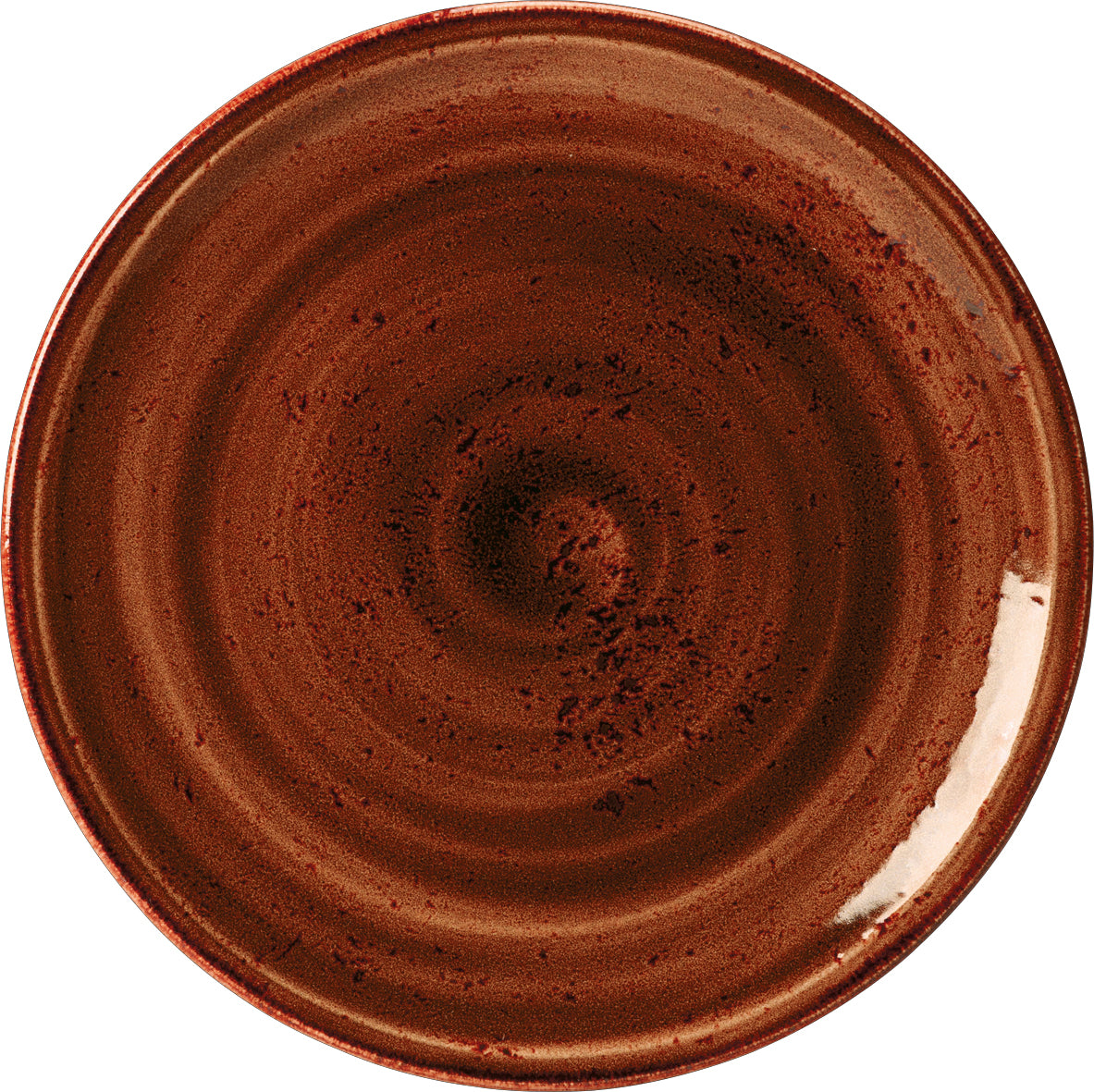 Taste Coupe Plate 11.75" Dia. Craft Terracott