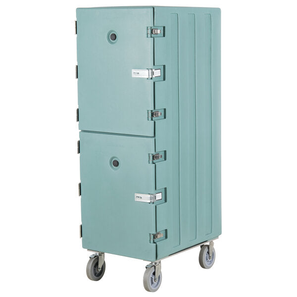 Camcart® Slate Blue Double Compartment Tray & Sheet Pan Carrier with Security Package