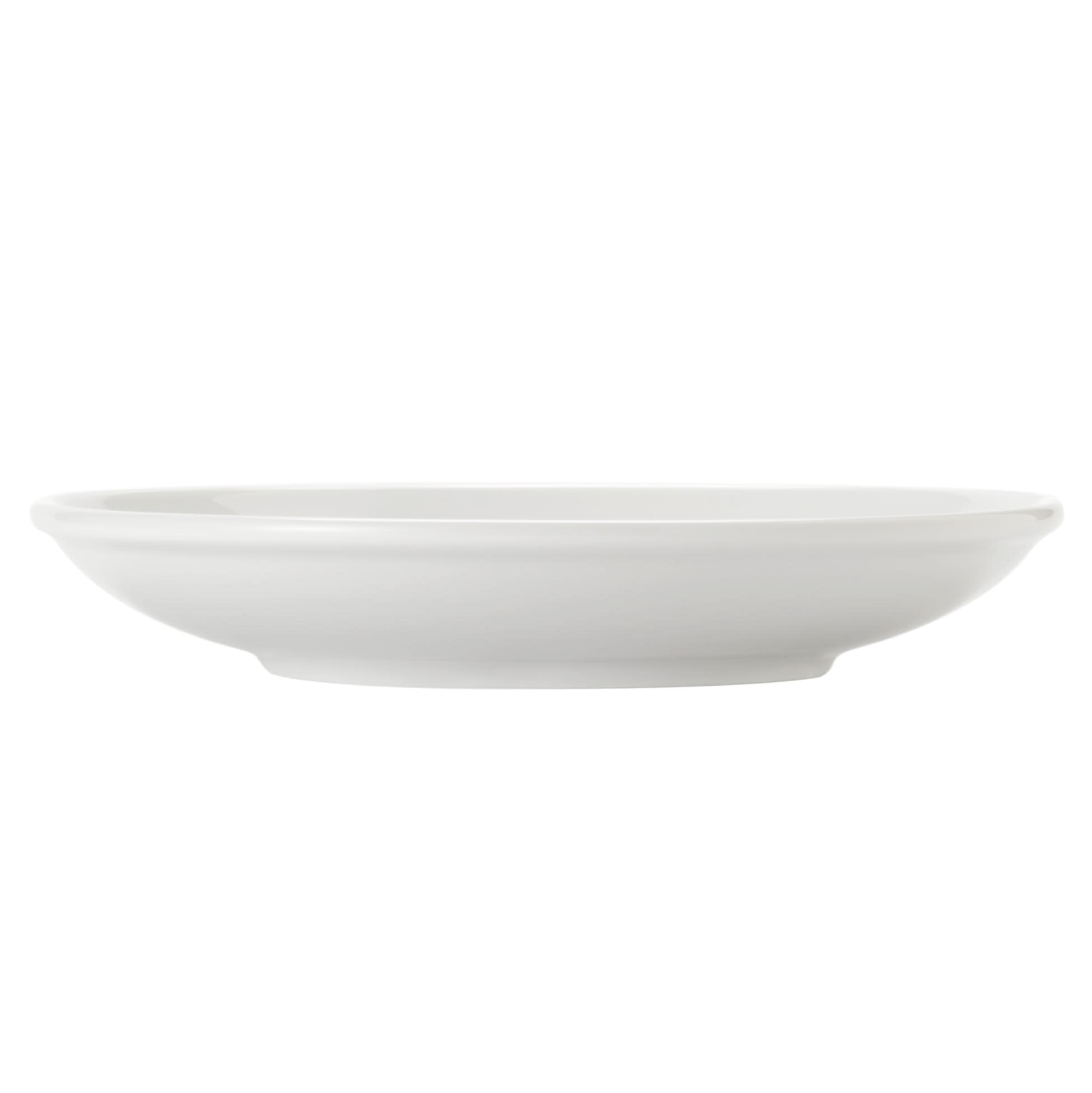 Porcelana 8" Deep Round Plate, Bright White