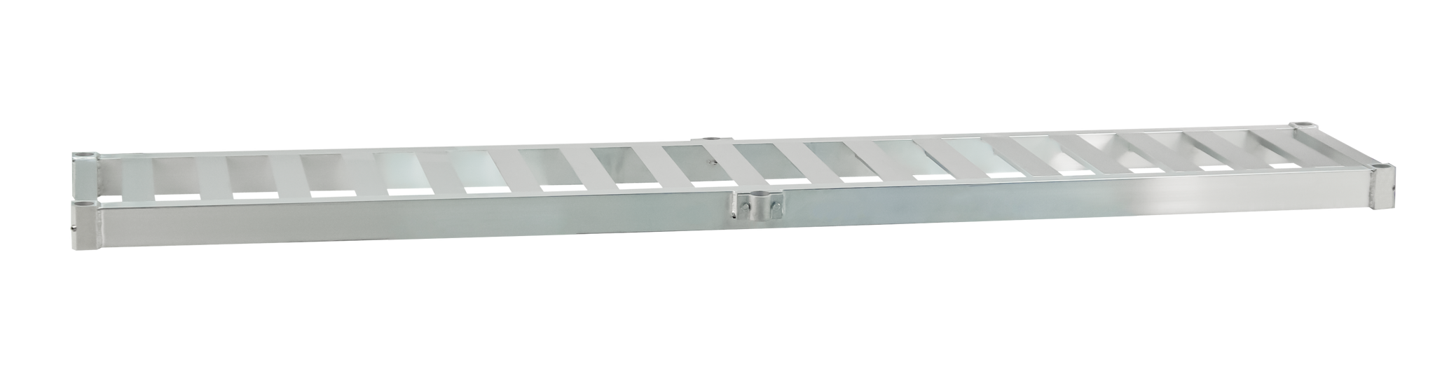 Heavy Duty Adjustable (Modular) Aluminum Single-Deep HD-Framed, Slatted T-Bar Keg Shelf (For Half Barrel & Sixth Barrel Kegs) - 20.75