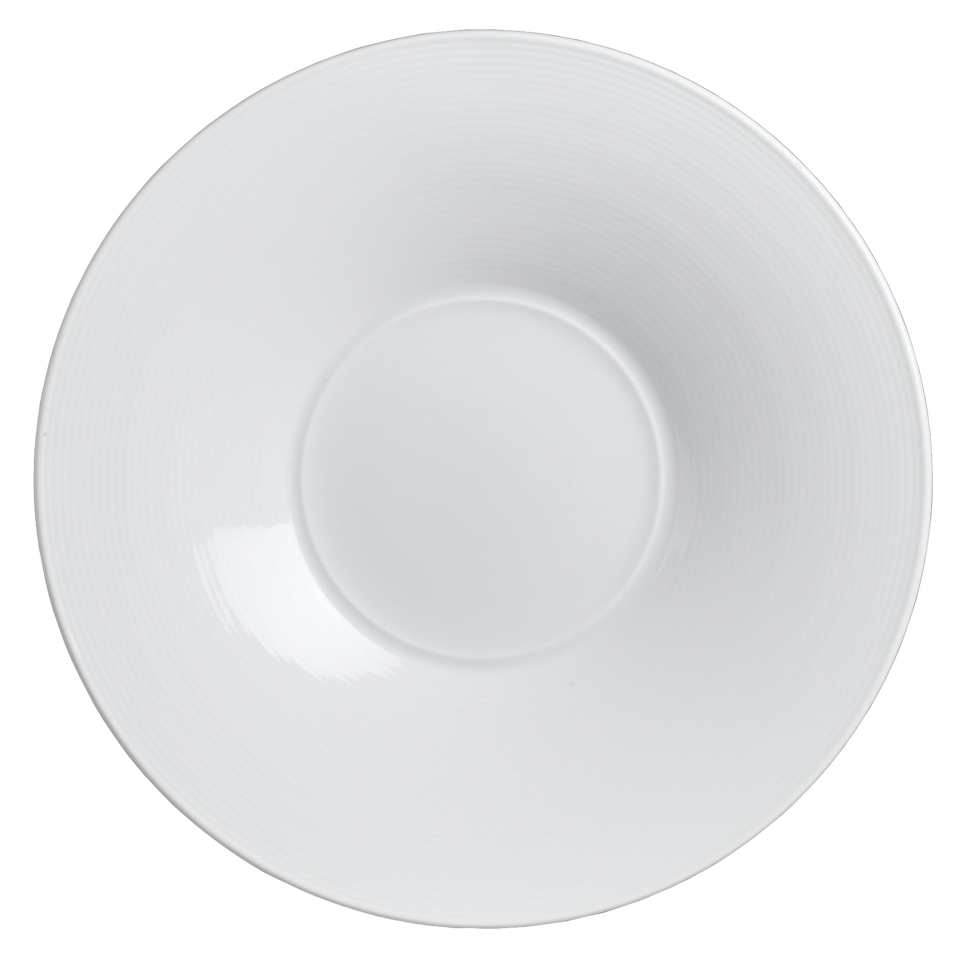 Broad Rim Small Well Plate 12.0" Dia. Aura