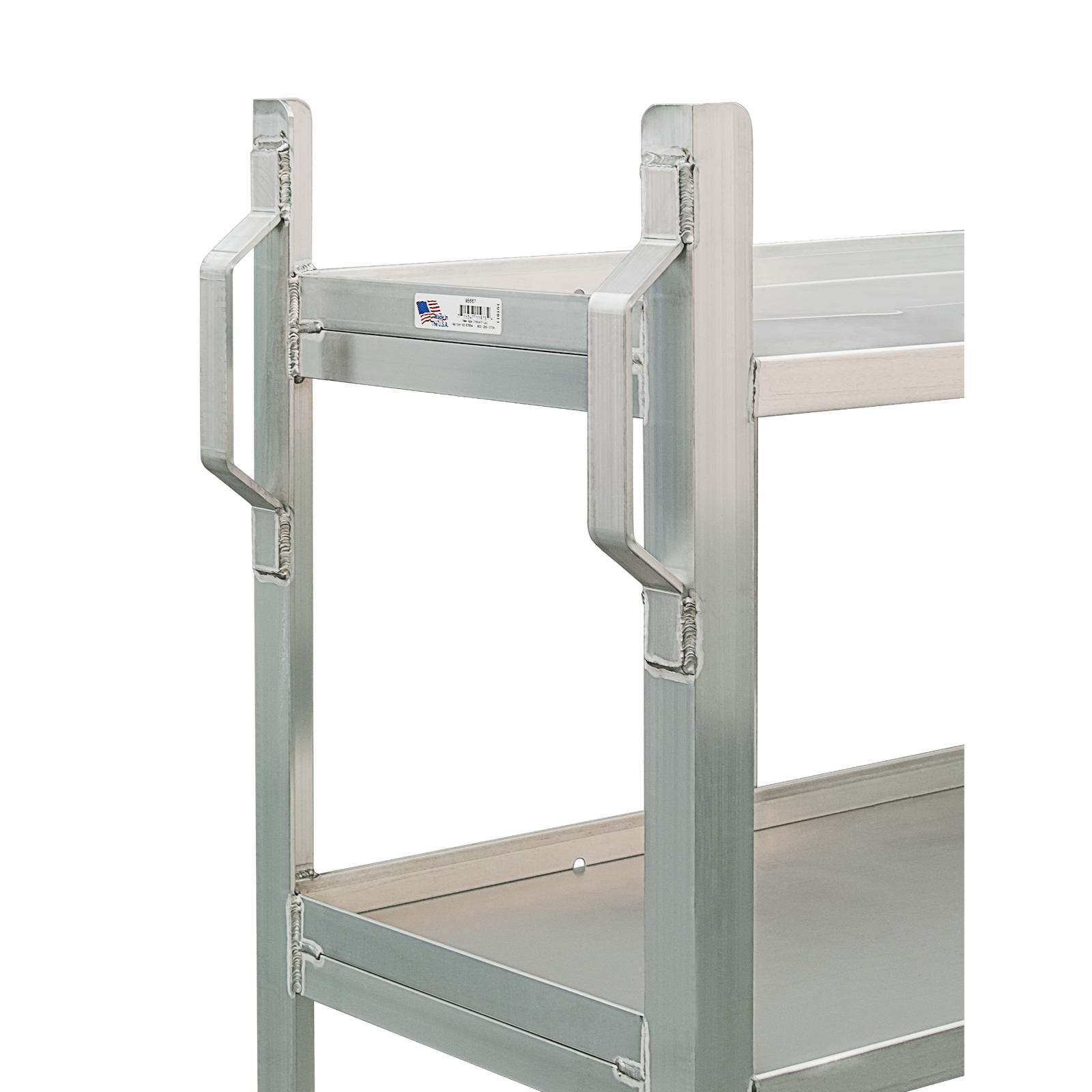 3-Shelf Carrier Cart - Drainage Shelves 1800 lb
