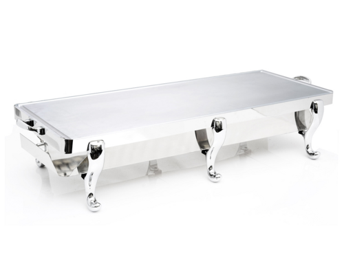 Park Avenue Rectangular Grill Stand, Stainless Steel, Aluminum Griddle Top