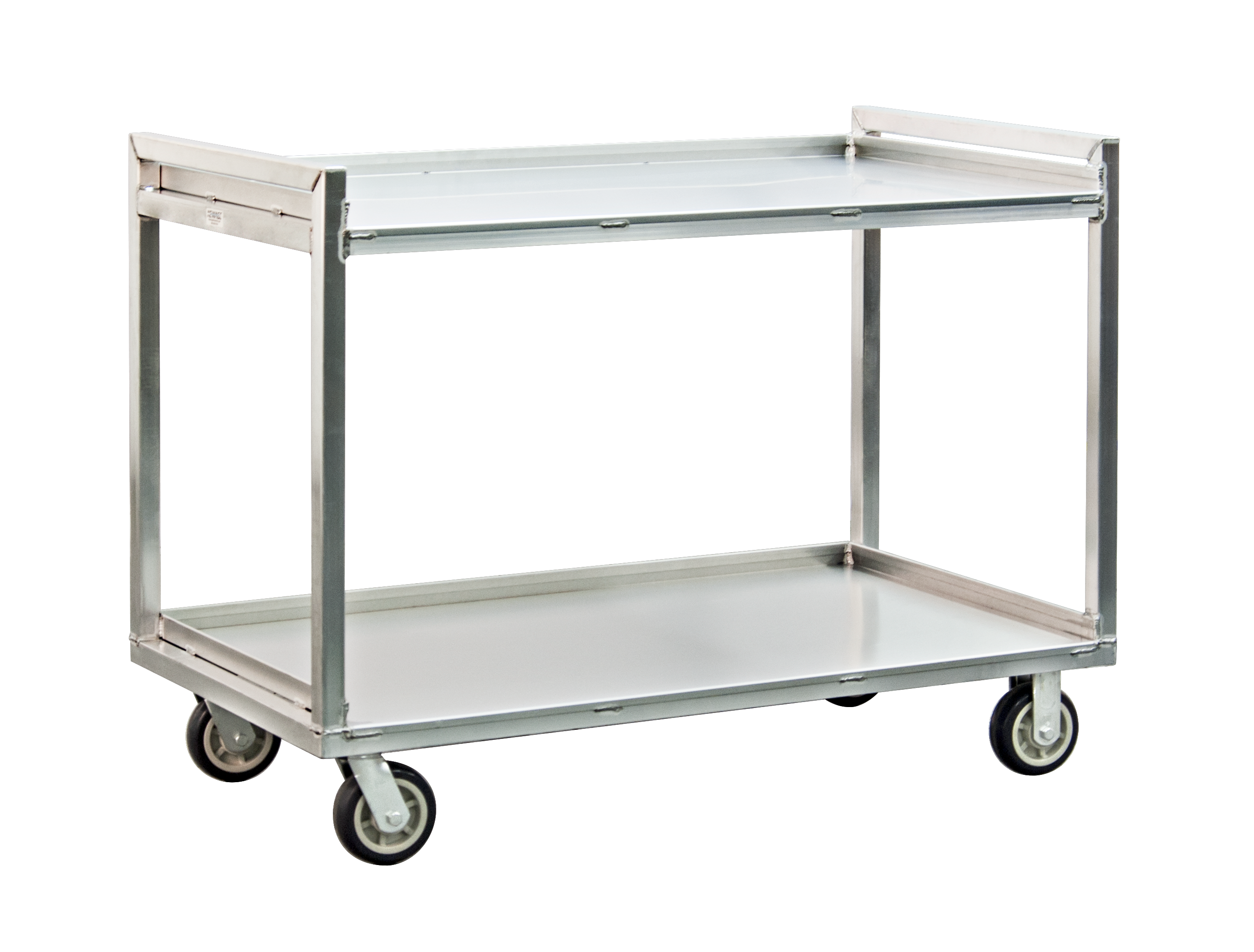 Correctional 2-Shelf Cart 29"x54" - High Capacity
