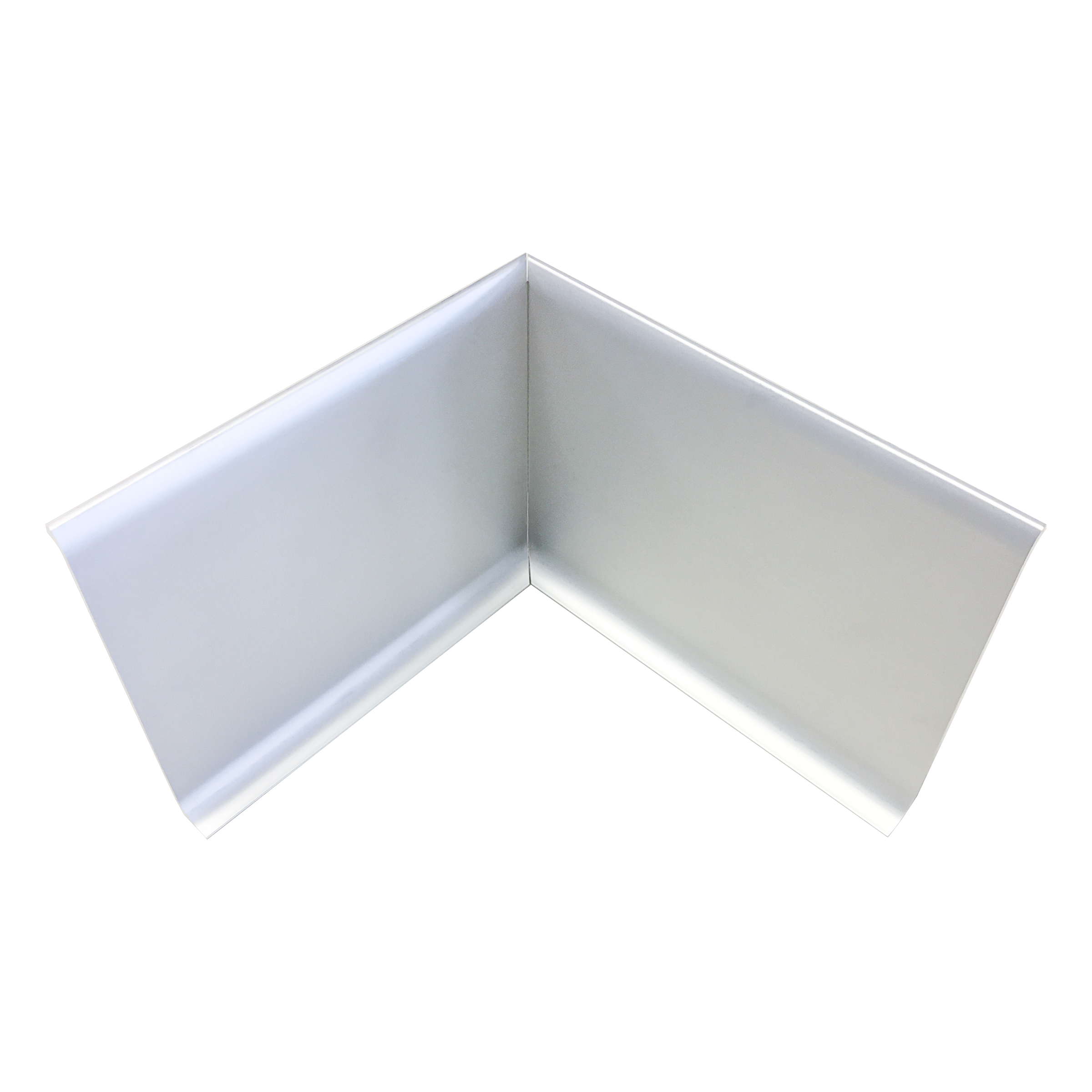 Wall-Mounted Heavy Duty Anodized Aluminum Cove Wall Baseboard Molding (Cove Base) - (2) Inside Corner Pieces - 5"L x 5"H x 0.6"W