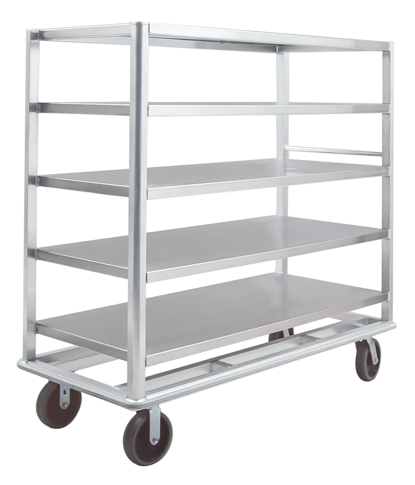 Queen Mary Cart Stainless Shelves - 65" 5-Shelf