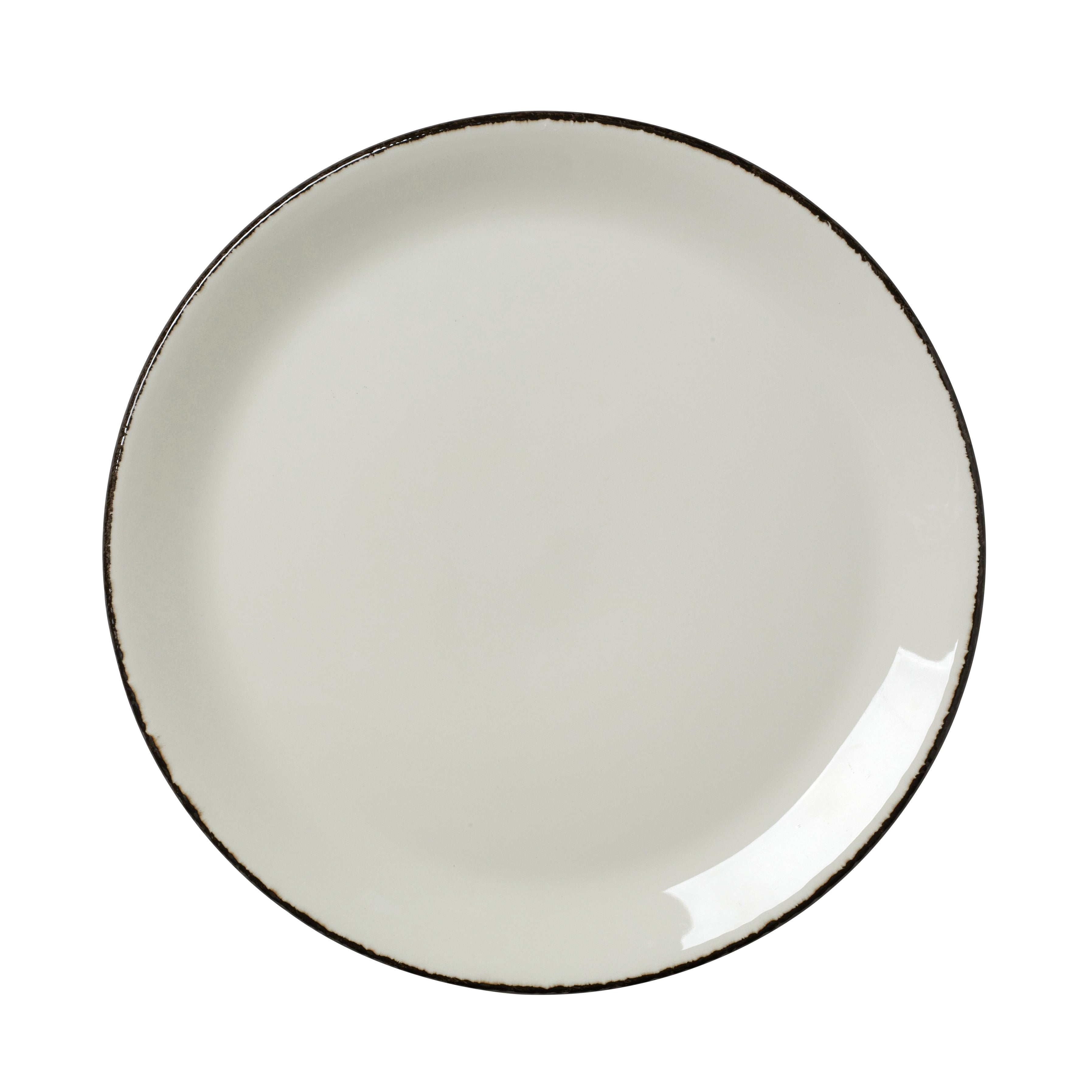 Coupe Plate 11.0" Dia. Charcoal Dapple