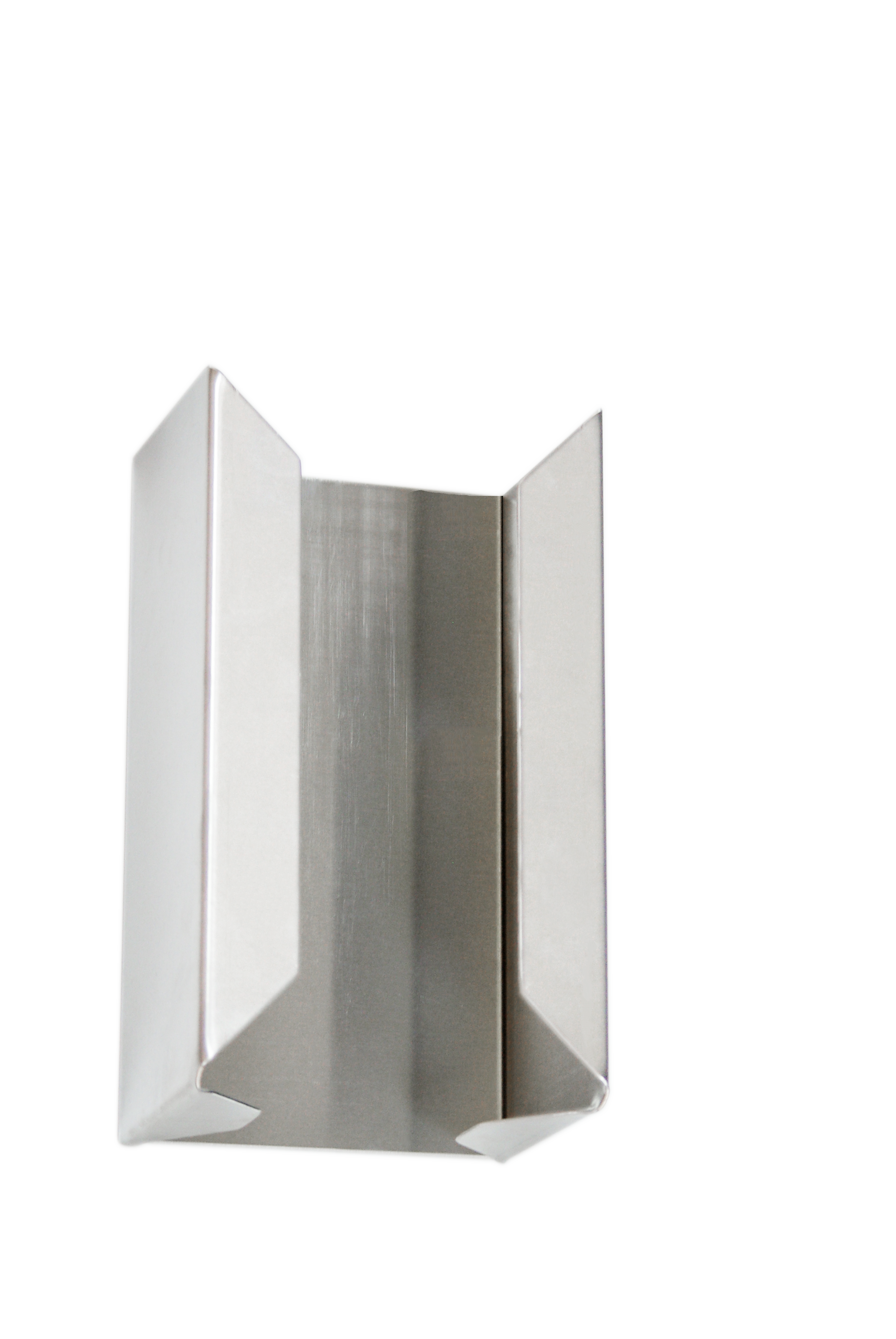 Heavy Duty Aluminum Wall-Mounted Glove Box Holder - 5.375"W x 9.6875"H x 3.875"L