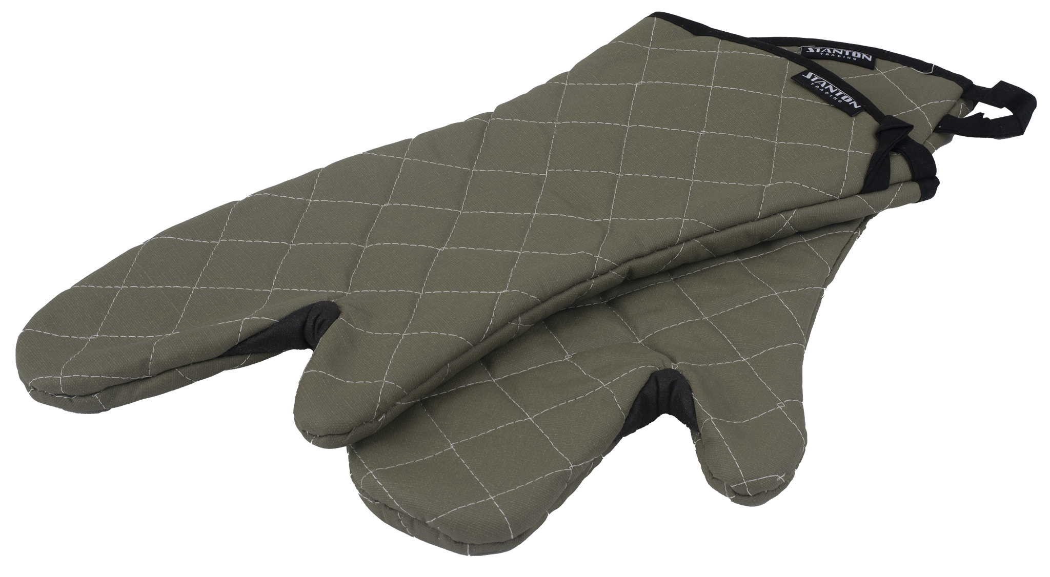Oven Mitt, 17"L, Heat Resistant & Flame Retardant, Pyrotex, Pair of 2