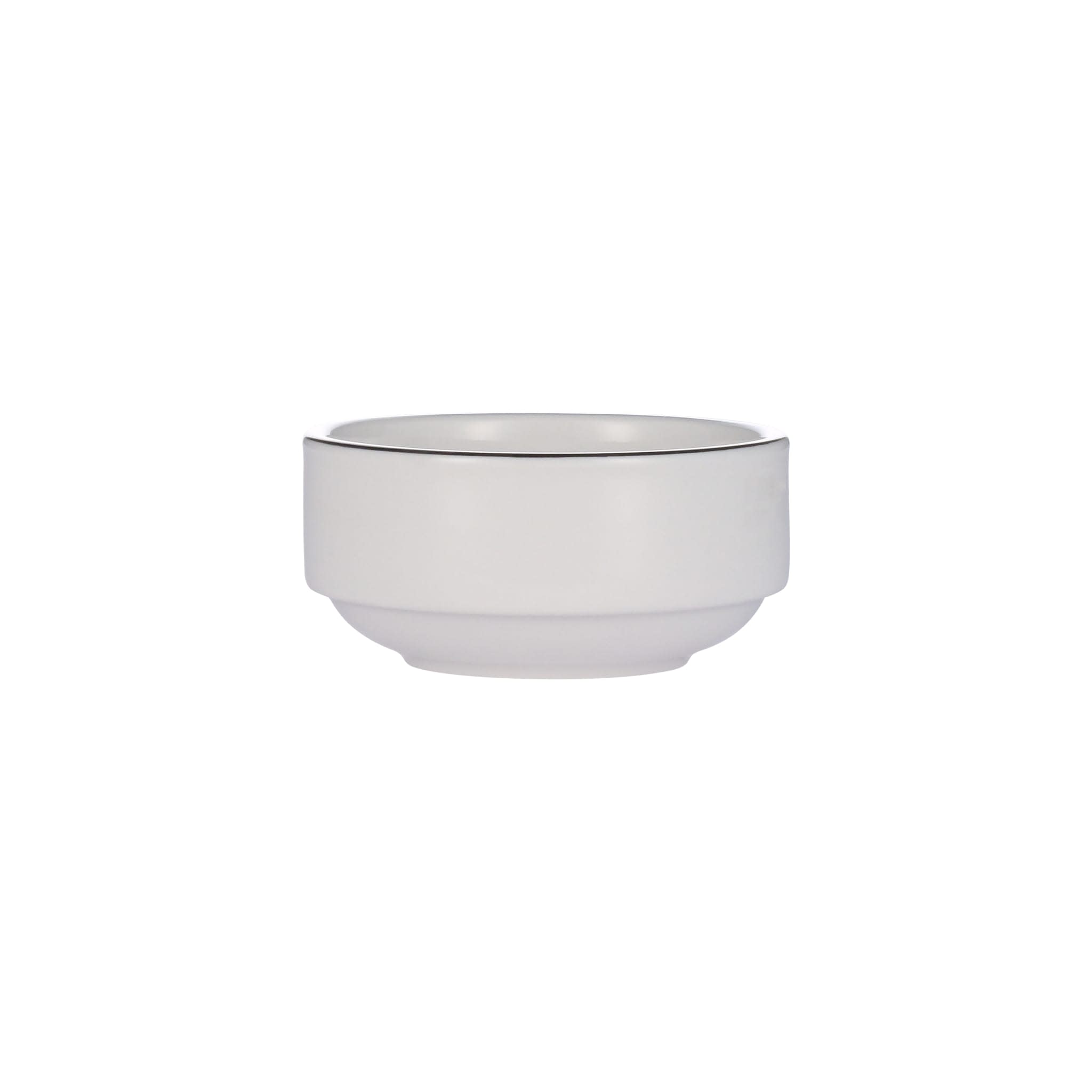 Porcelana Linea 4.5" Bowl, Black