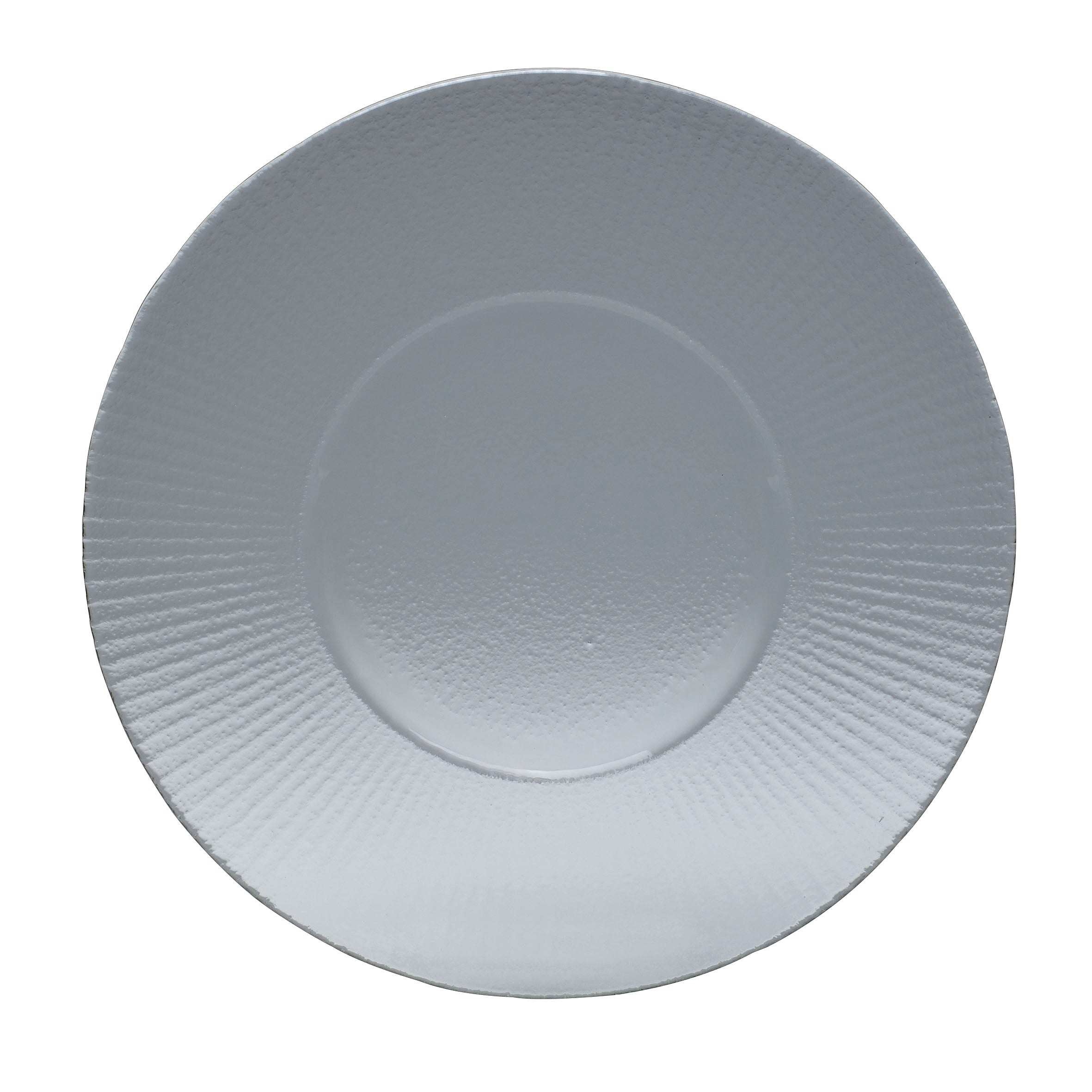 Gourmet Plate 10.63" Dia. Willow Clear