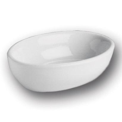 Deep Oval Baker L 6.25" W 4.25" (11.0 Oz) White