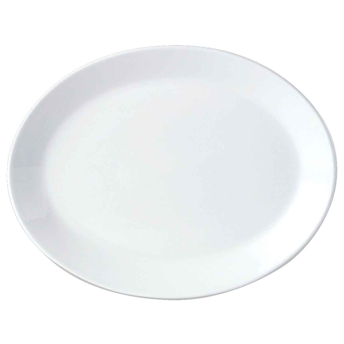 Oval Coupe Platter L 13.5" W 10.625" Simplicity