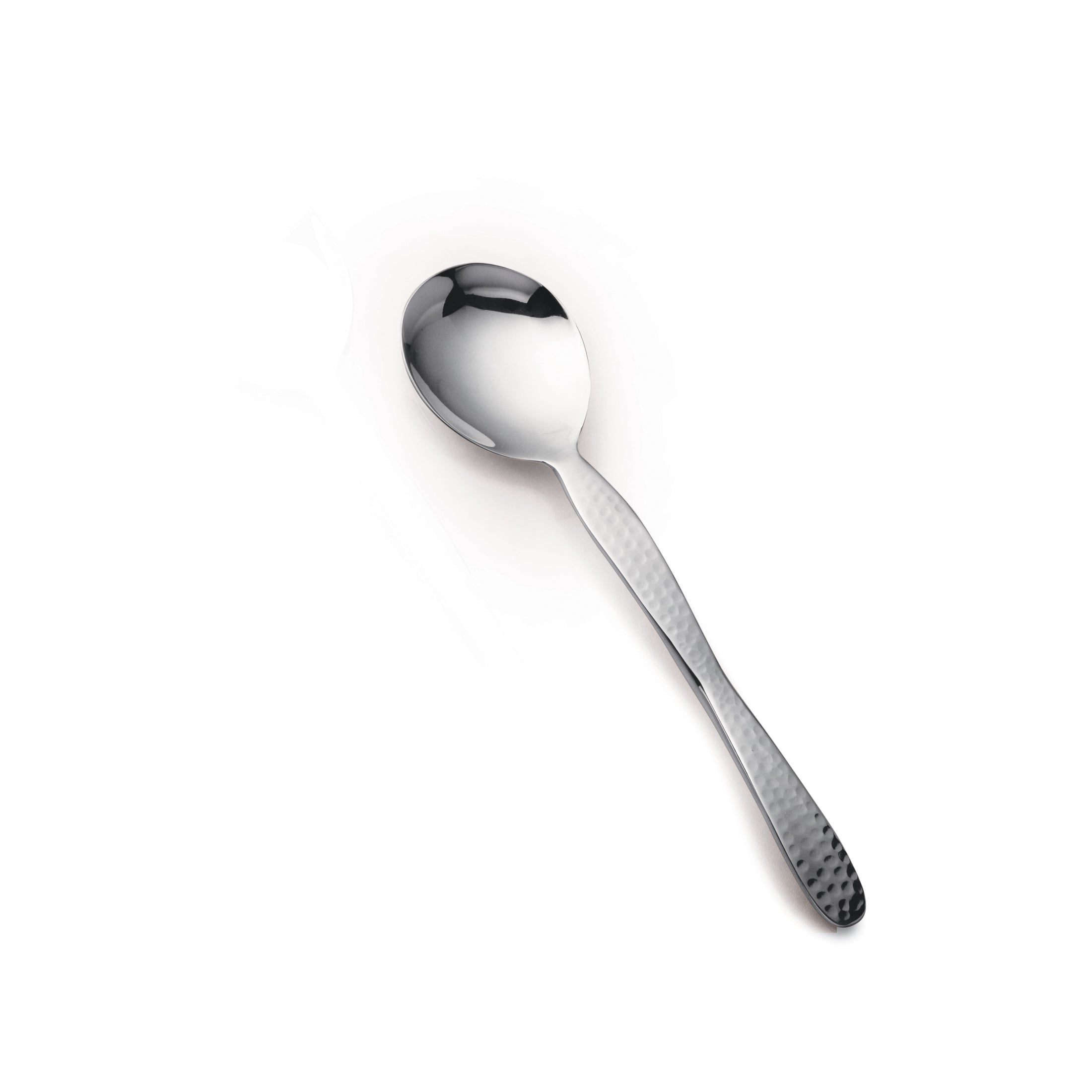 Medium Serving Spoon L 10.5" W 3.0" Hammered Servin