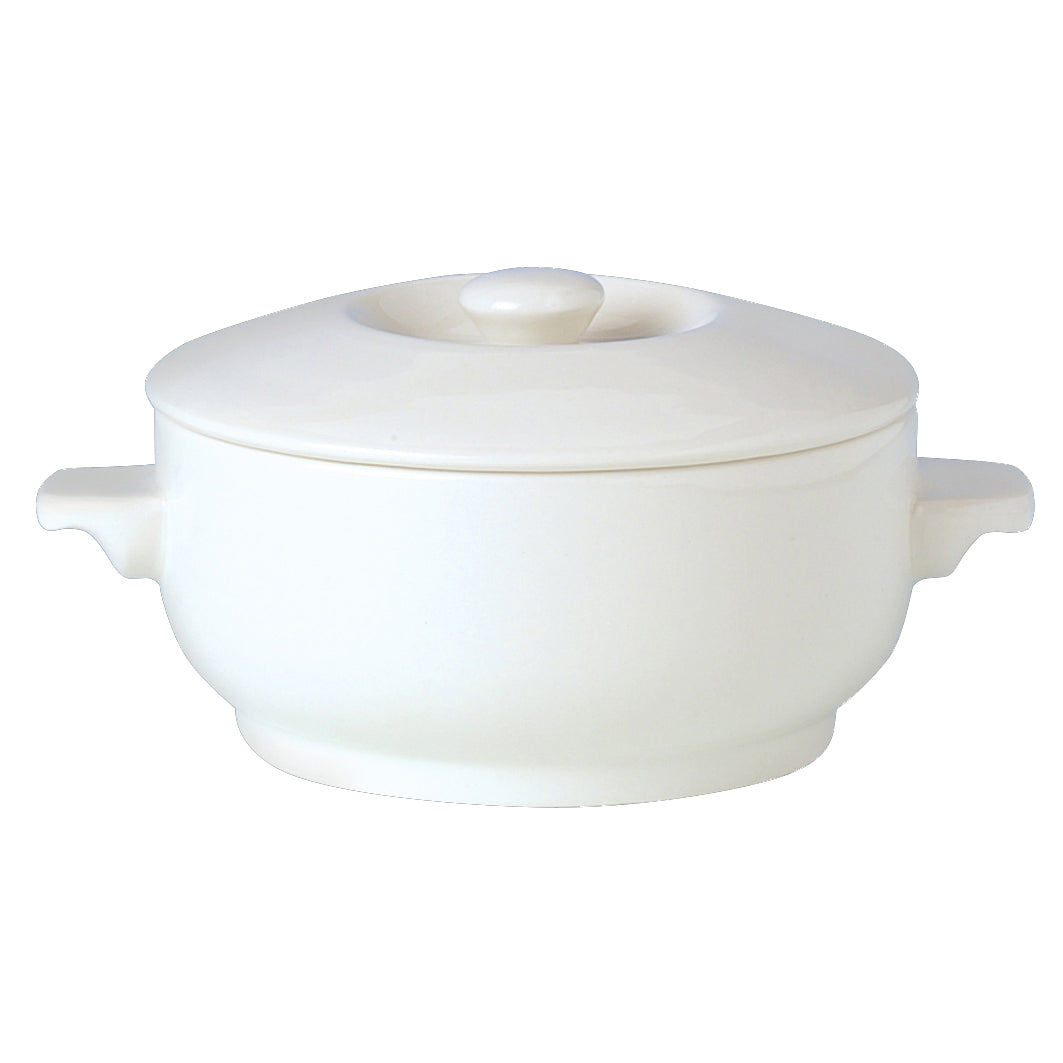 Covered Soup Bowl 4.87" Dia. L 6.5" W 4.875" (15.0 Oz) Simplicity