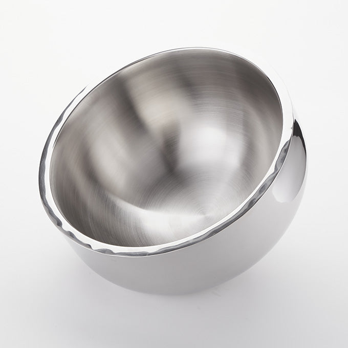 216 oz. Angled Stainless Steel Bowl