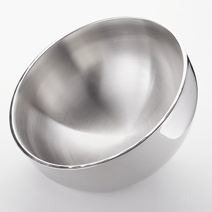 304 oz. Angled Stainless Steel Bowl