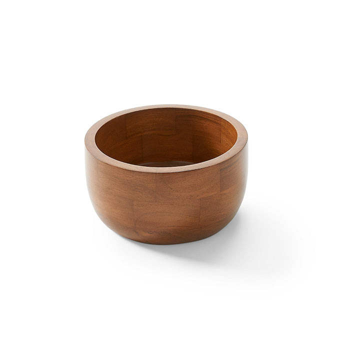 Loft 52 oz. Natural Round Acacia Wood Bowl