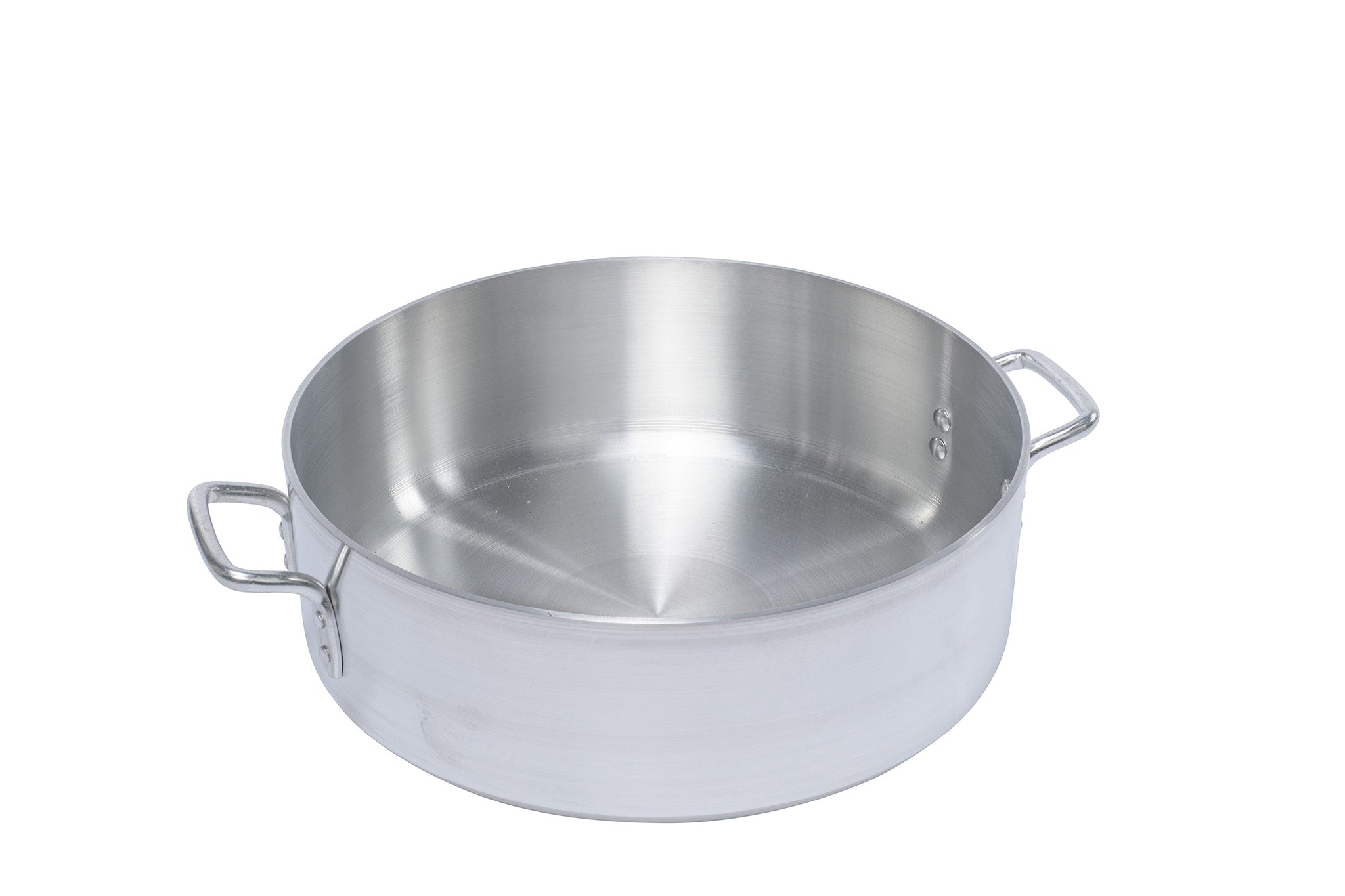 Brazier 20 qt., Reinforced Rim, 4.0 mm., Heavy Weight Aluminum