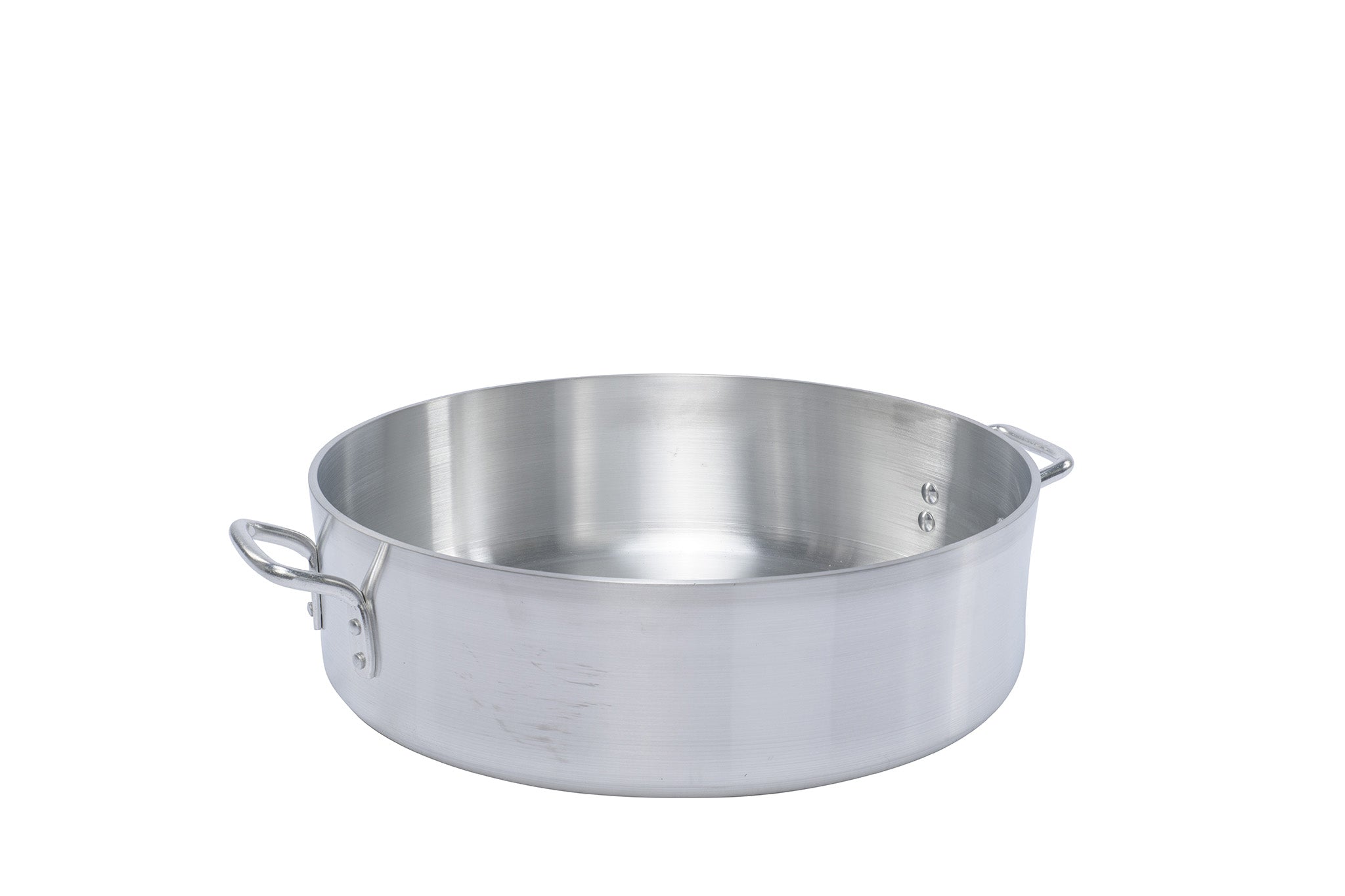 Brazier 24 qt., Reinforced Rim, 6.0 mm., Extra Heavy Weight Aluminum