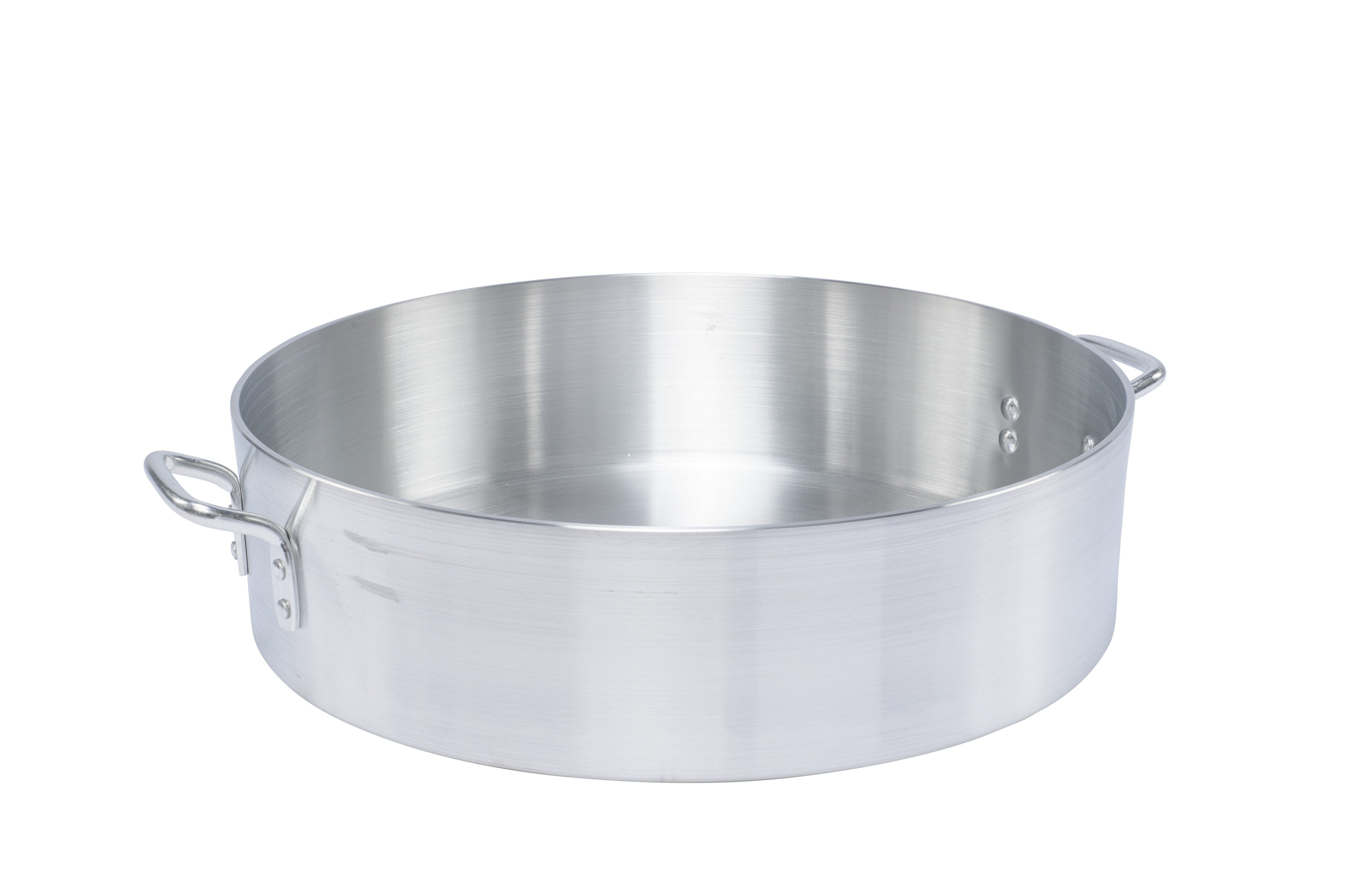 30 Qt Aluminum Brazier Pot Heavy Duty