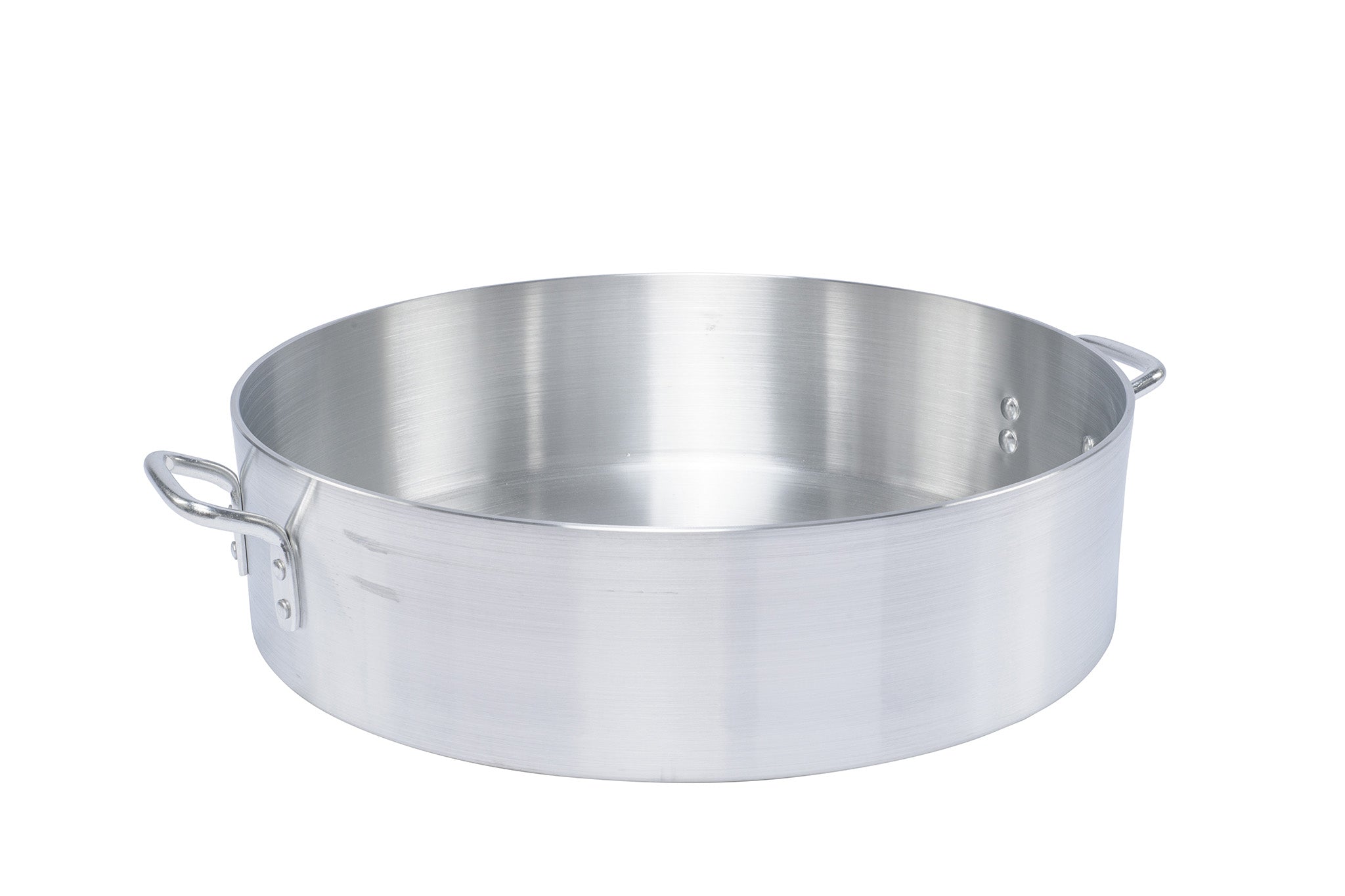 Brazier 30 qt., Reinforced Rim, 6.0 mm., Extra Heavy Weight Aluminum