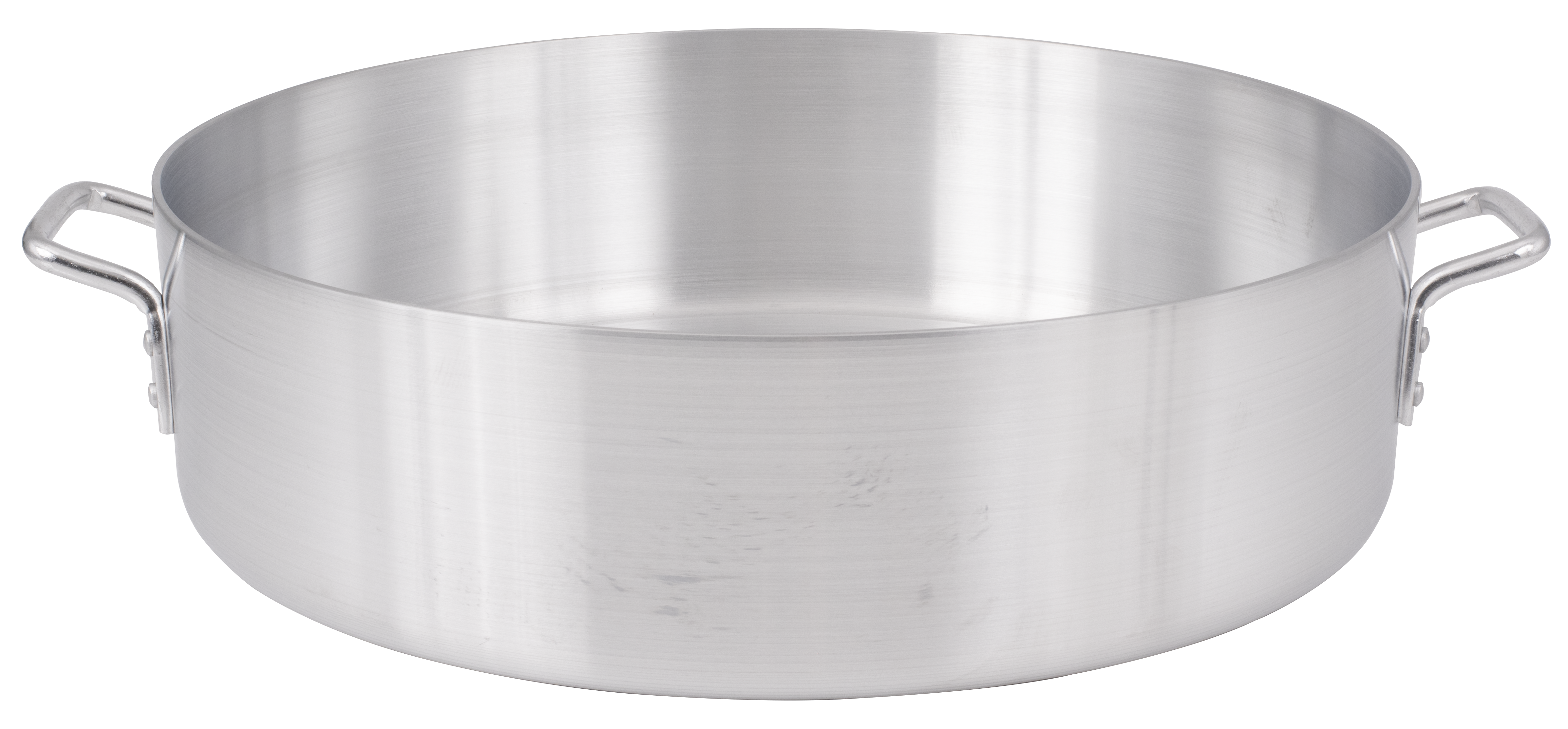 Brazier 30 qt., Reinforced Rim, 4.0 mm., Heavy Weight Aluminum