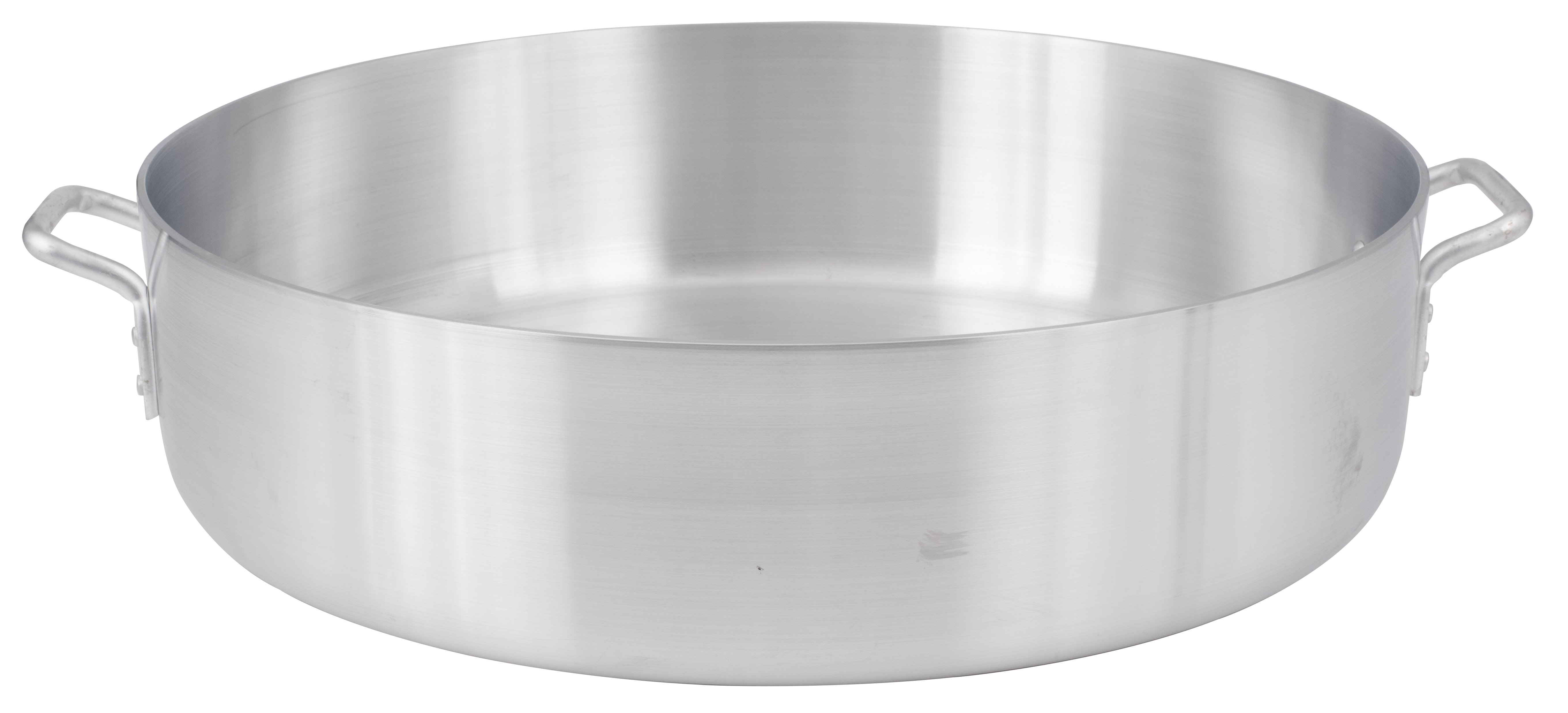 Brazier 35 qt., Reinforced Rim, 4.0 mm., Heavy Weight Aluminum