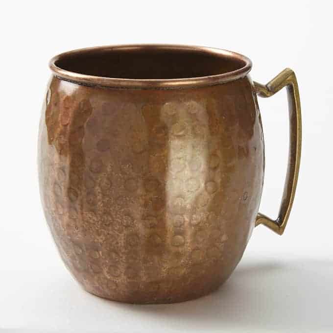 Mug, Antique Copper, Hammered, 14 Oz.