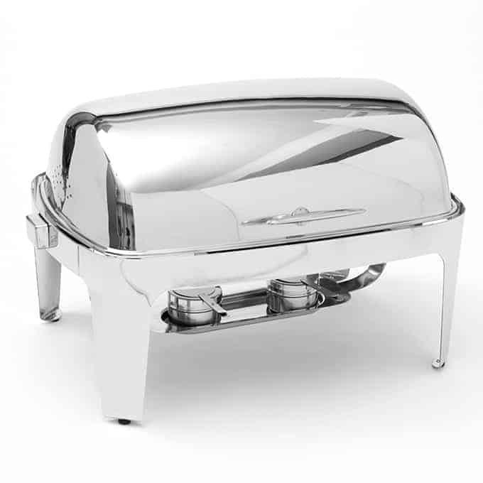 Chafer, Stainless Steel, Rect, 9 Qt