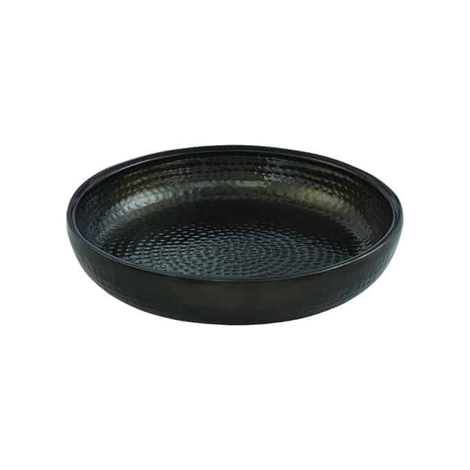 Seafood Tray, Alum, Dbwl, Hm, Blk, 14" Dia.