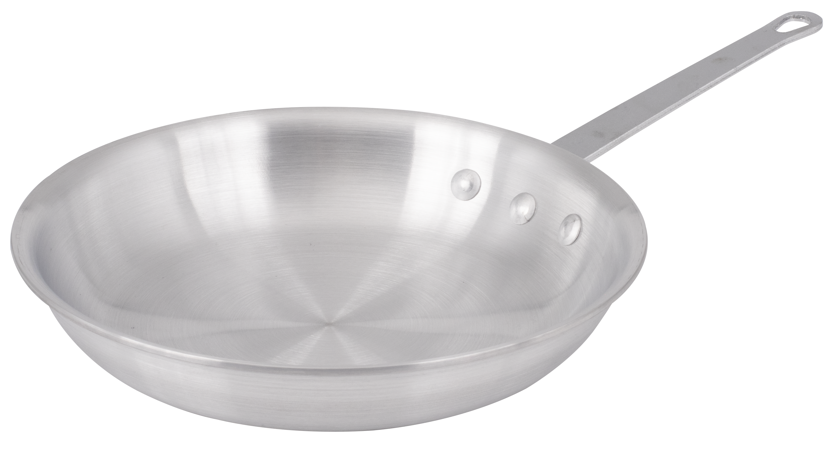 Fry Pan, 10"D, Round, 3003 Aluminum, 3.5 mm., Natural Finish