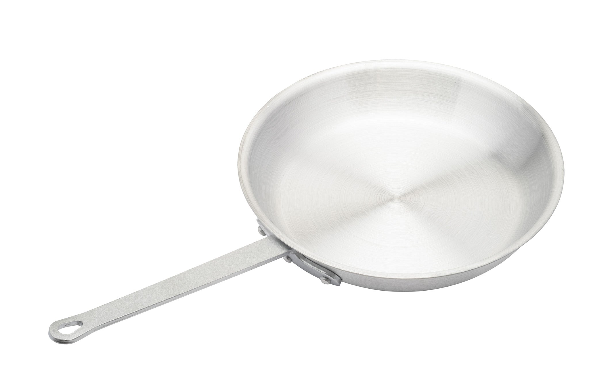 Fry Pan, 12"D, Round, 3003 Aluminum, 3.5 mm., Natural Finish