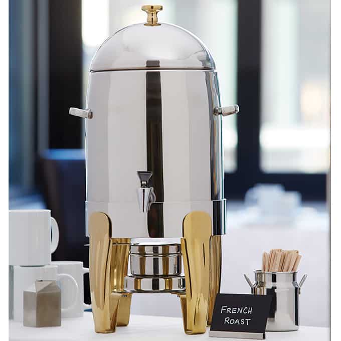 Coffee Urn, Gold Leg, 12 Qt.