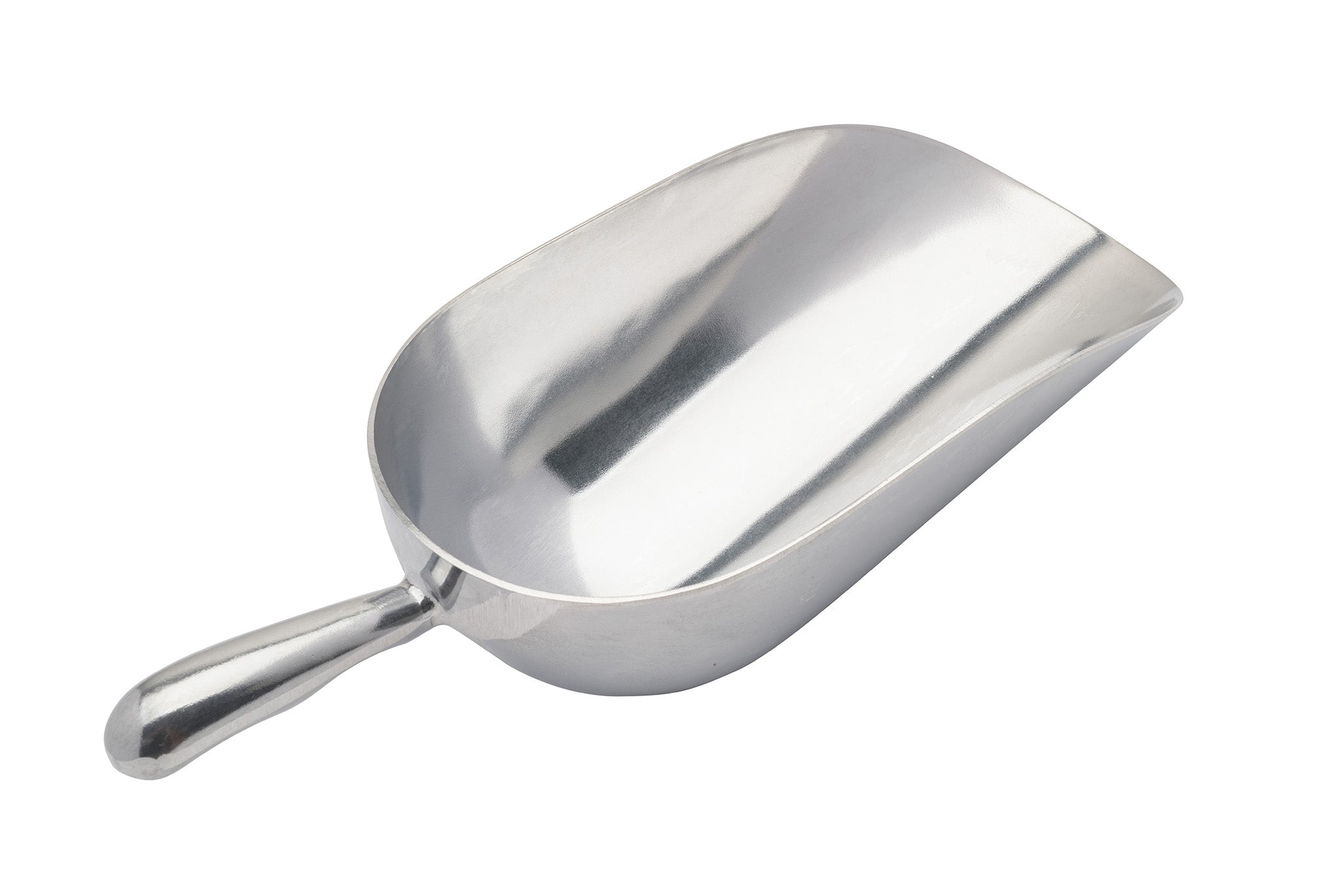 Scoop, 85 oz., Round Bottom, Aluminum