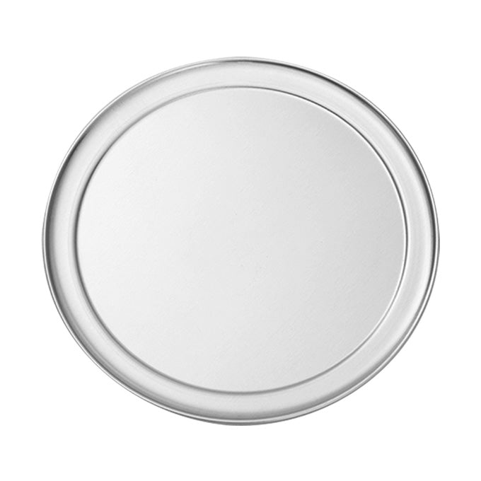 16" Round Aluminum Pizza Pan, Flat Bottom, 20-Gauge