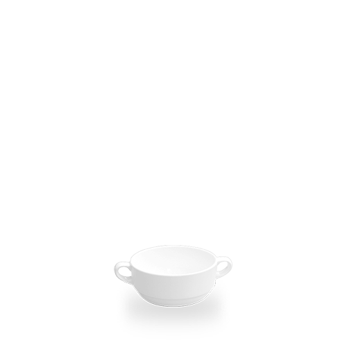 Alchemy® 10 oz. Round with Handle Consomme Bowl, White