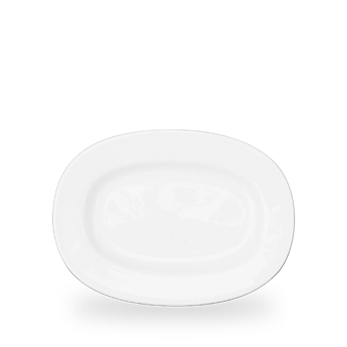 Alchemy® 11" Oval Plate, White