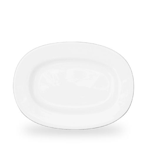 Alchemy® 13" Oval Plate, White